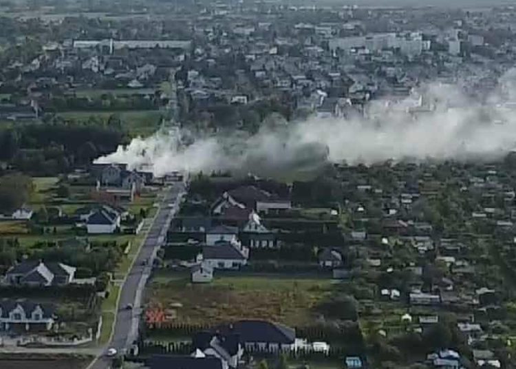 Pożar w Słupcy. Zapalił się dom