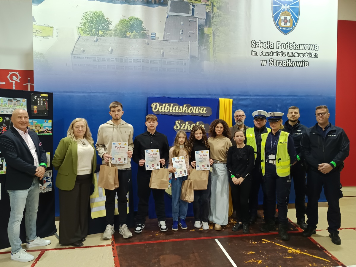 „Odblaskowa szkoła” w Strzałkowie