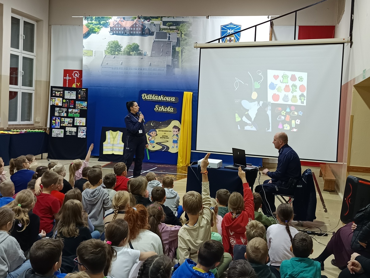 „Odblaskowa szkoła” w Strzałkowie