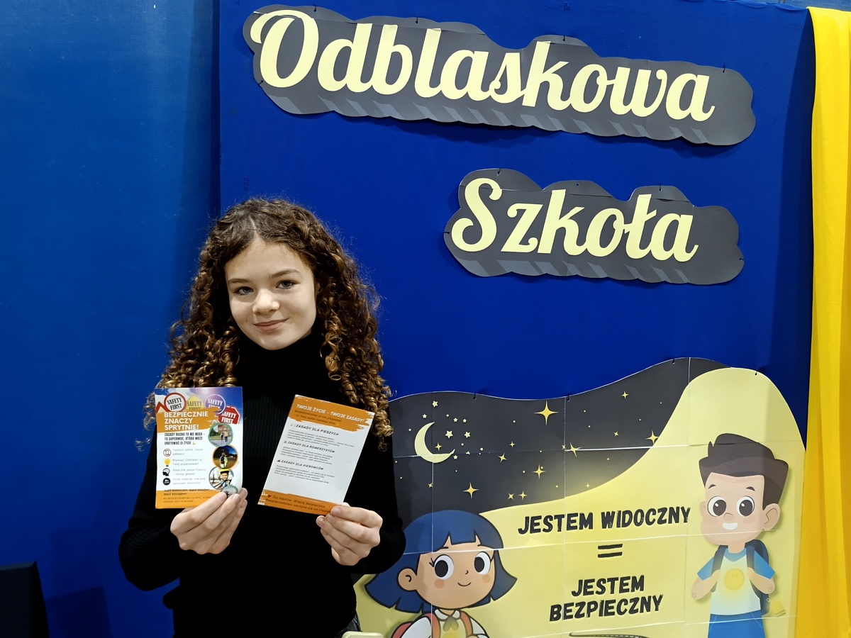 „Odblaskowa szkoła” w Strzałkowie