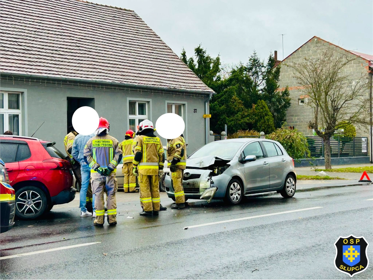 Trzy auta zderzyły się na Warszawskiej