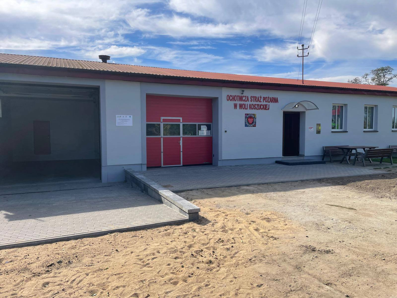 Modernizacja remizy w Woli Koszuckiej zakończona