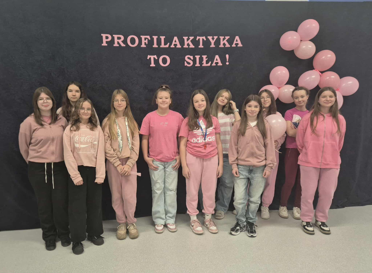 Różowy październik w Drążnej