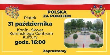 Polska za Pokojem – Spotkanie na Skwerze Konińskiego Centrum Kultury