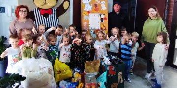 Zbiórka karmy dla zwierząt w Przedszkolu „Miś” zakończona sukcesem