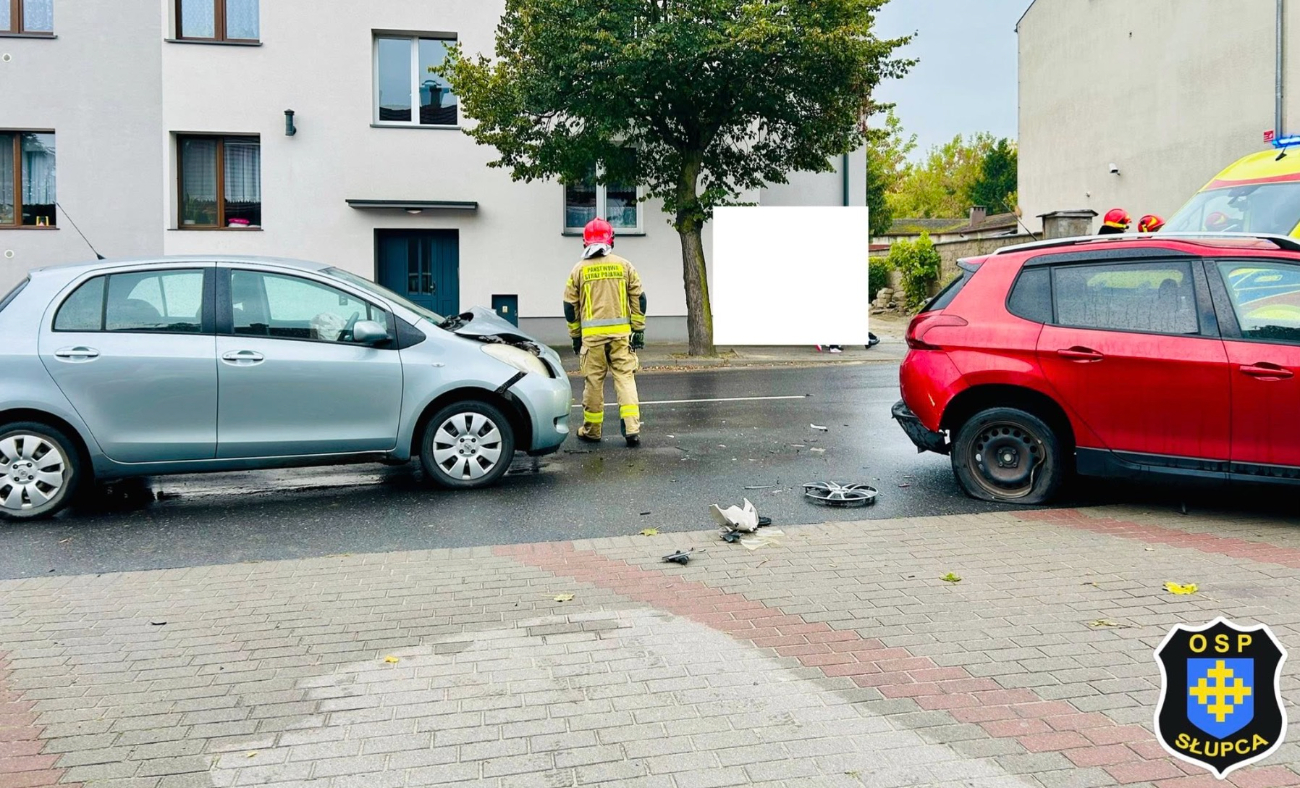 Trzy auta zderzyły się na Warszawskiej