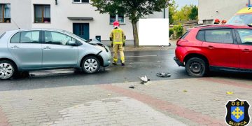 Trzy auta zderzyły się na Warszawskiej