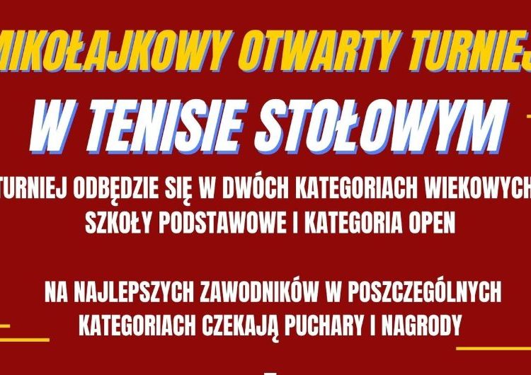 Tenisowe Mikołajki