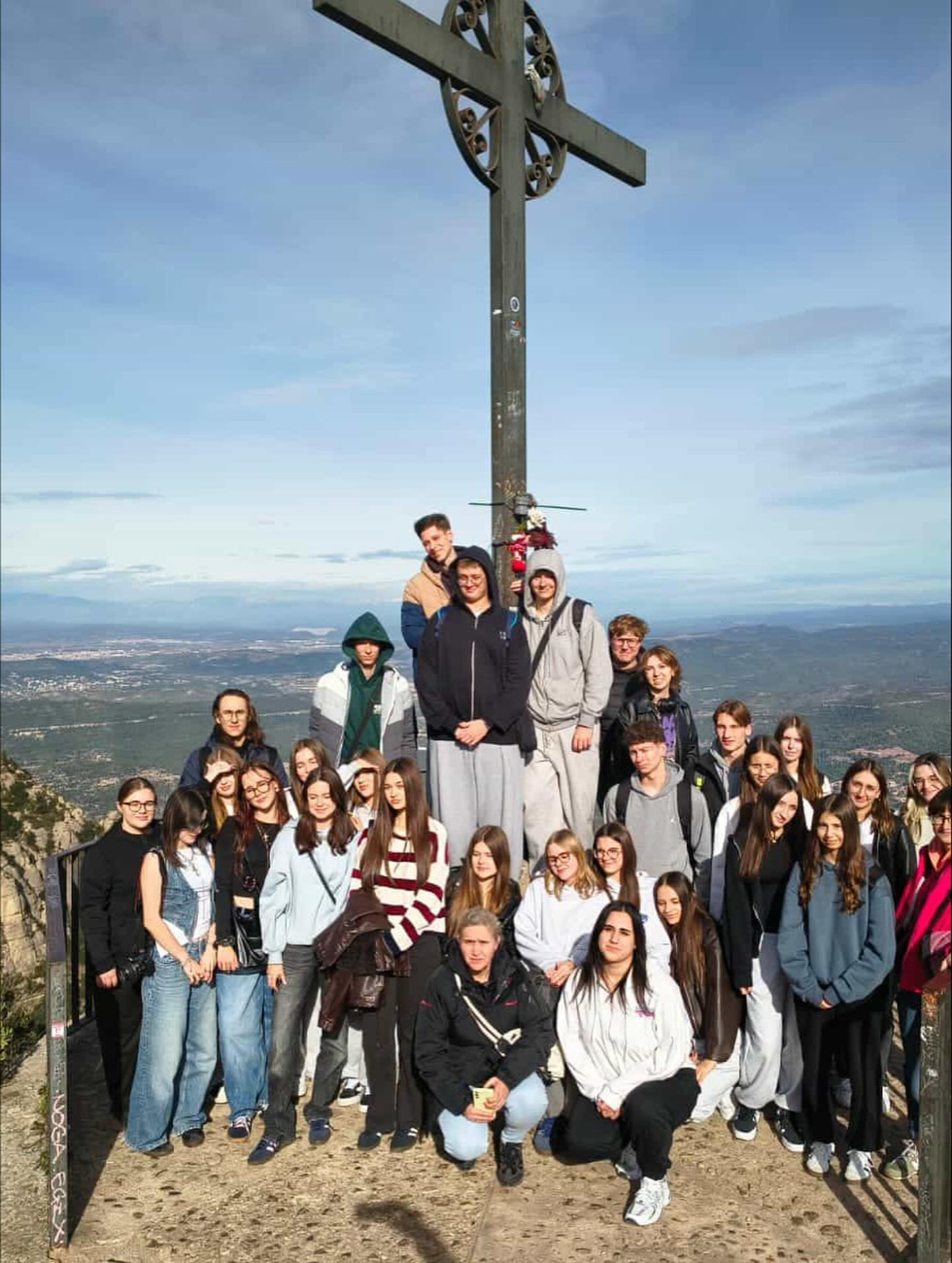 Licealiści wybrali się do Barcelony