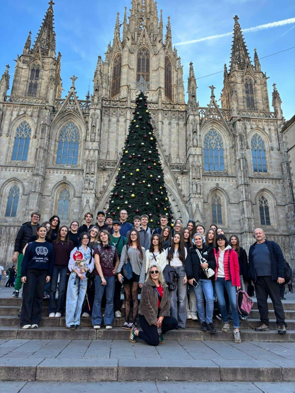 Licealiści wybrali się do Barcelony