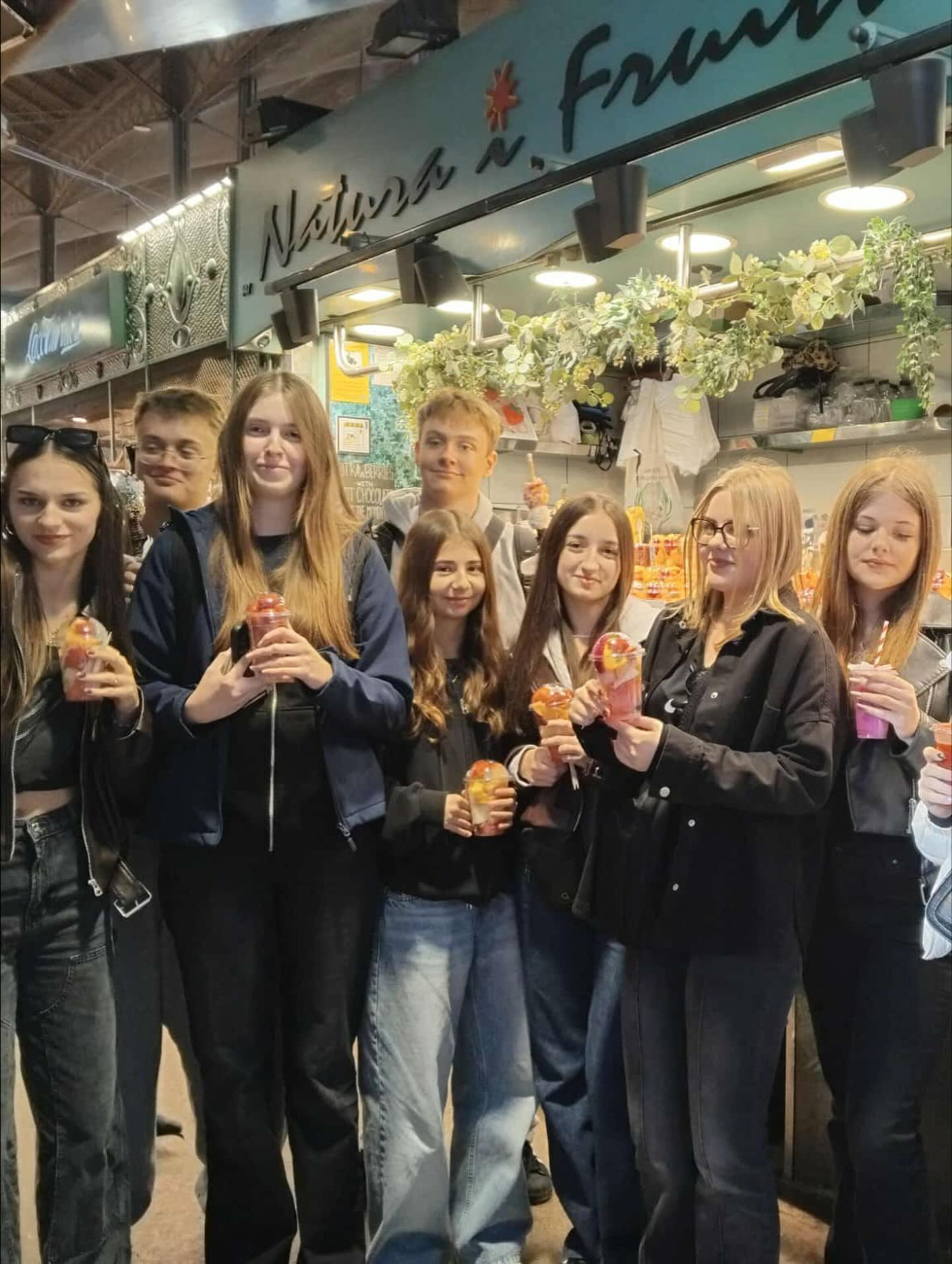 Licealiści wybrali się do Barcelony