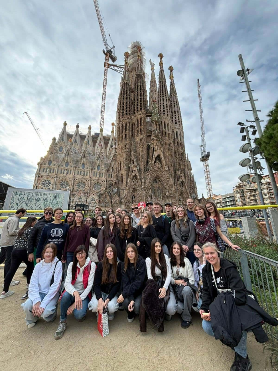 Licealiści wybrali się do Barcelony