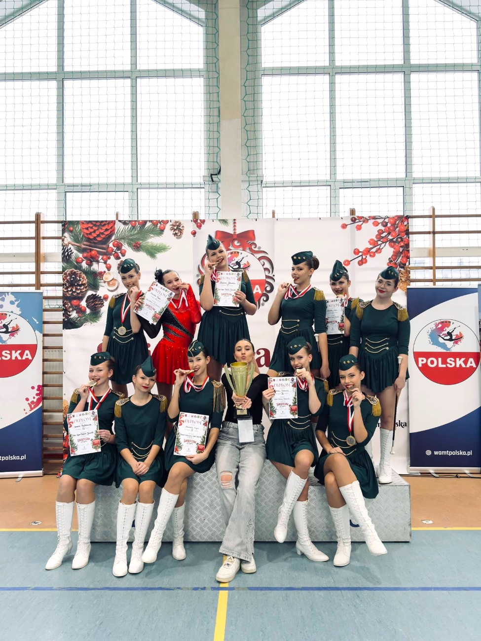 Świetne występy naszych mażoretek. Gratulujemy!