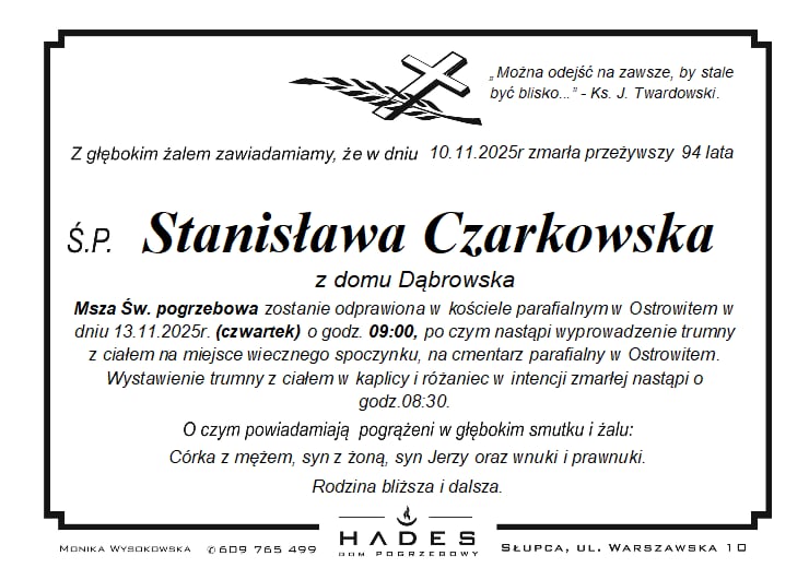 Stanisława Czarkowska