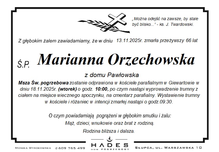 Marianna Orzechowska