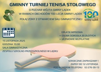 Do zobaczenia przy stołach! 