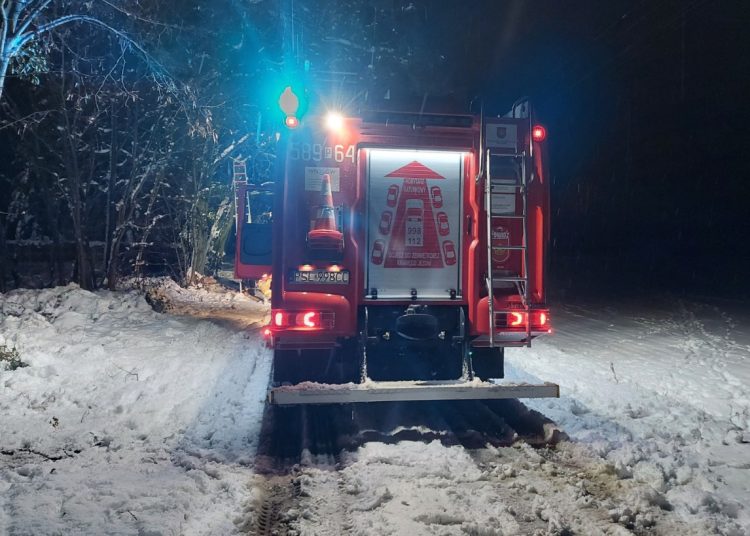 Pożar w gminie Powidz