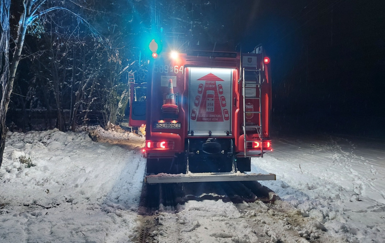 Pożar w gminie Powidz