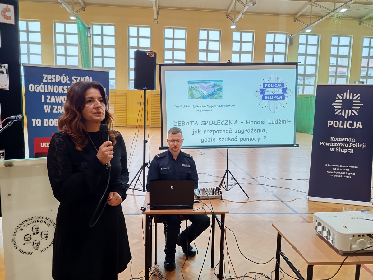 Debatowali o handlu ludźmi