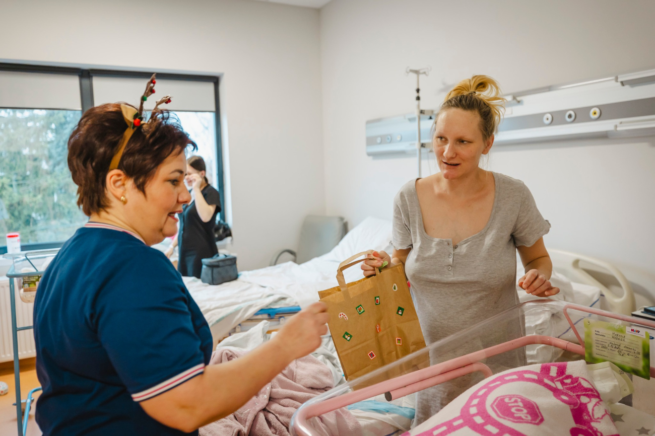 Wyjątkowe Mikołajki na Oddziale Noworodkowym. Zobacz zdjęcia