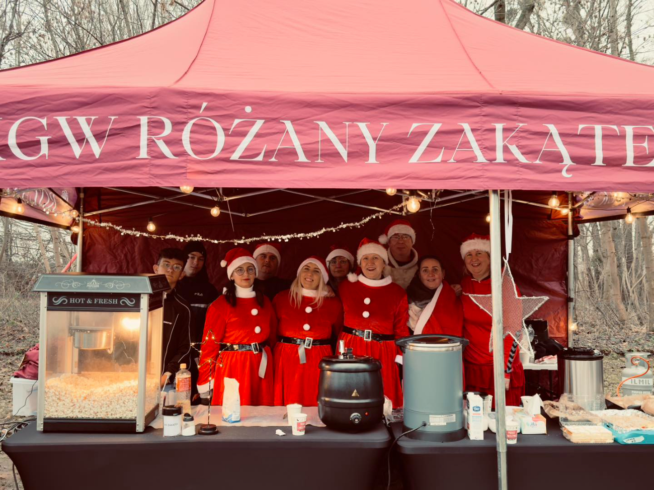 Mikołaj z KGW Różowy Zakątek