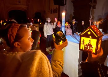 Specjalny gość na roratach w Ciążeniu