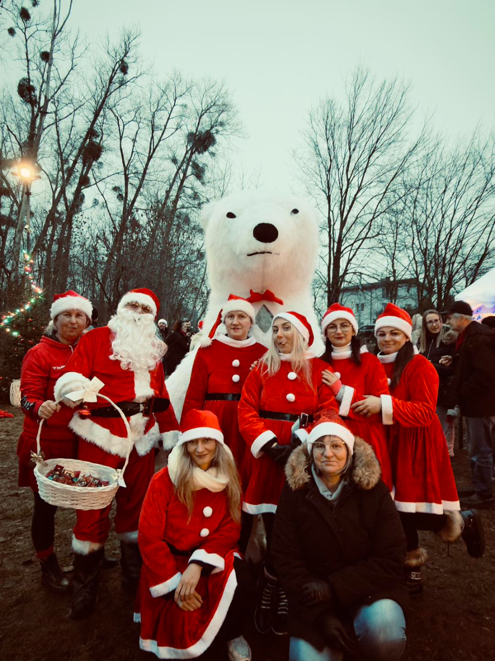 Mikołaj z KGW Różowy Zakątek