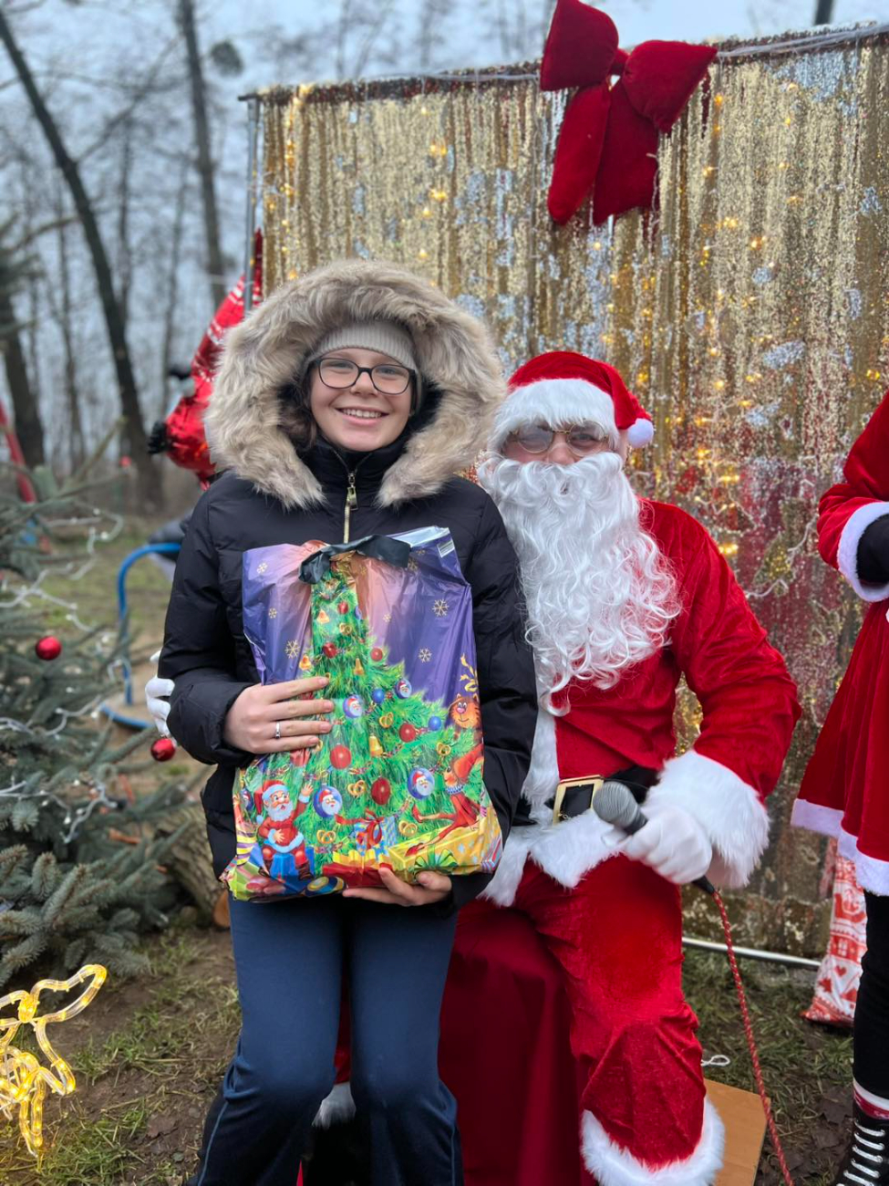 Mikołaj z KGW Różowy Zakątek