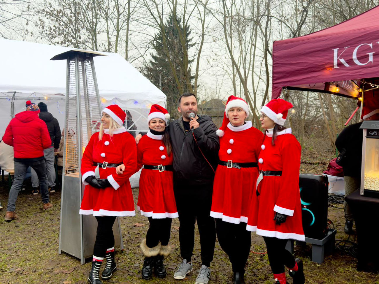 Mikołaj z KGW Różowy Zakątek