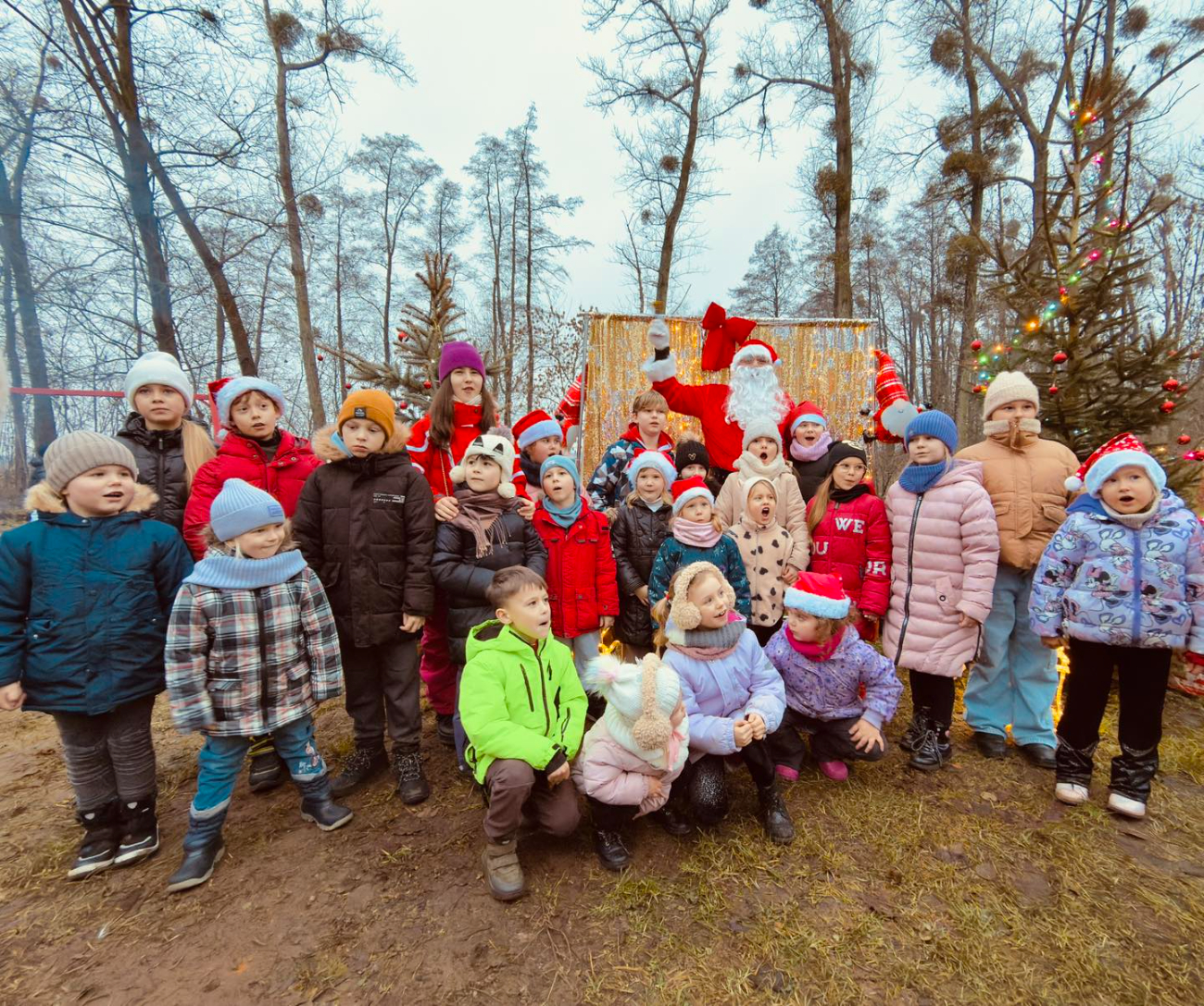 Mikołaj z KGW Różowy Zakątek