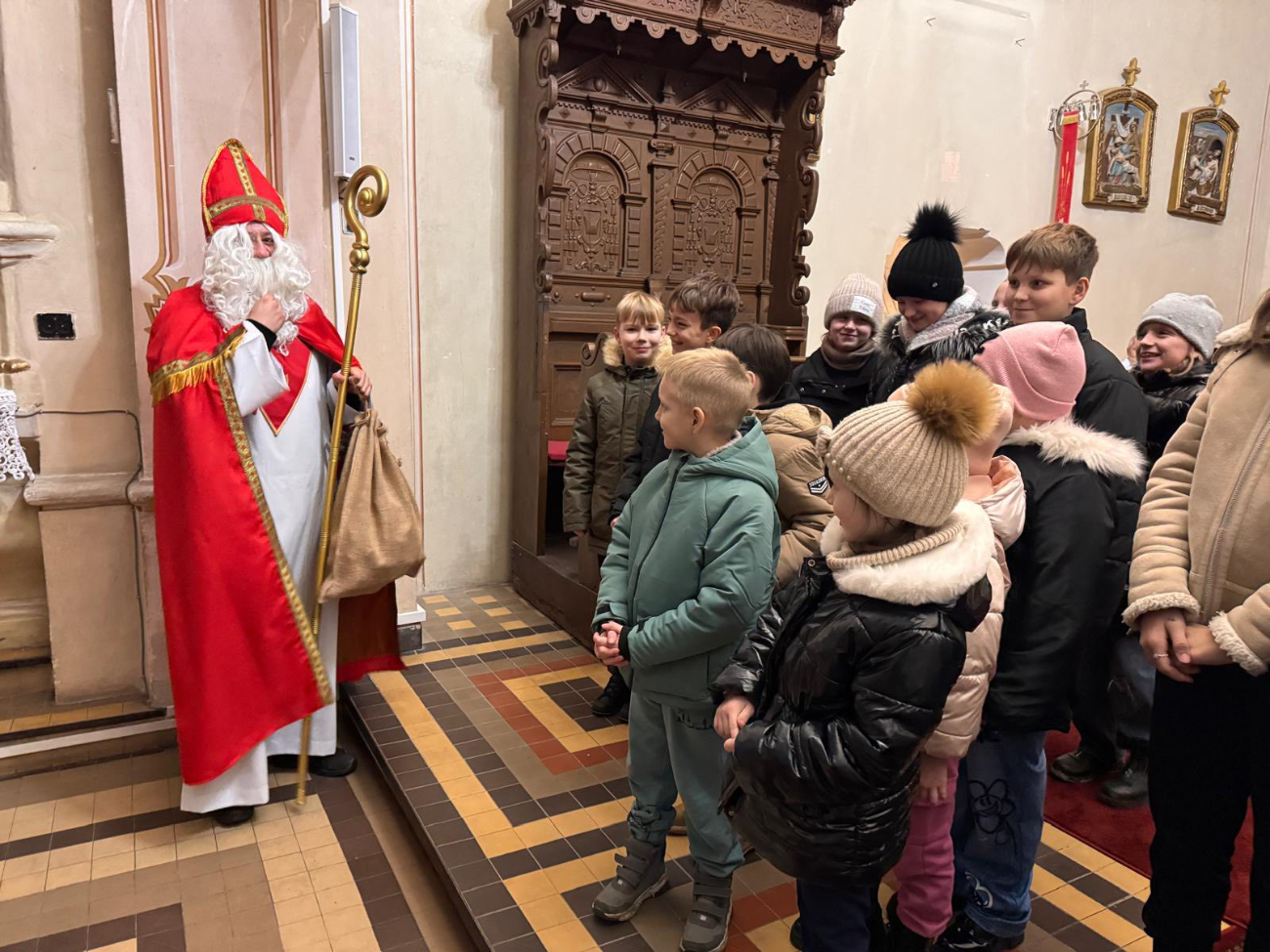 Specjalny gość na roratach w Ciążeniu