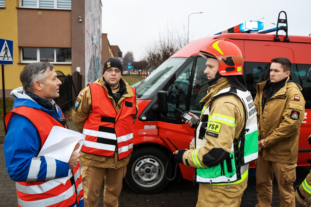 Akcja w słupeckiej szkole. Ewakuowali uczniów