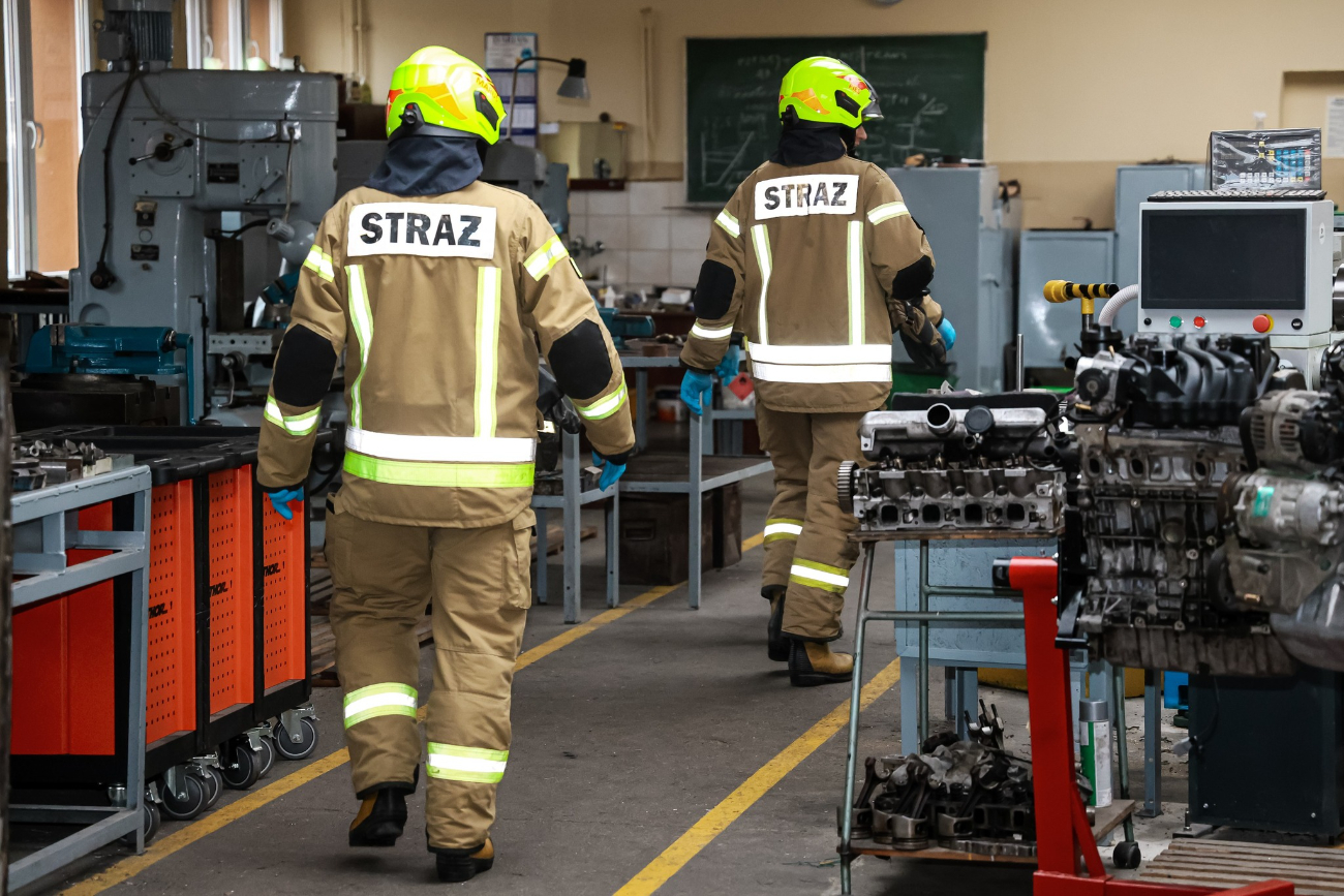 Akcja w słupeckiej szkole. Ewakuowali uczniów