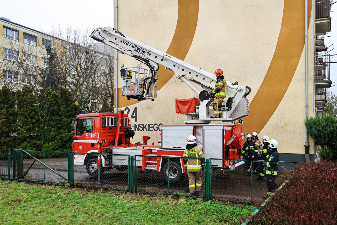 Akcja w słupeckiej szkole. Ewakuowali uczniów