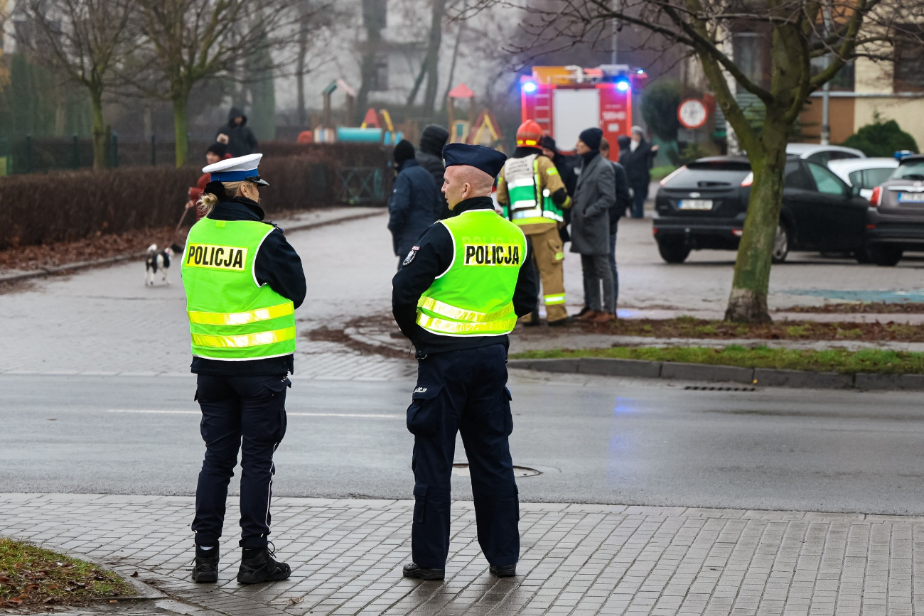 Akcja w słupeckiej szkole. Ewakuowali uczniów