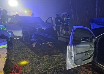 Ucierpiały trzy osoby. Droga była zablokowana