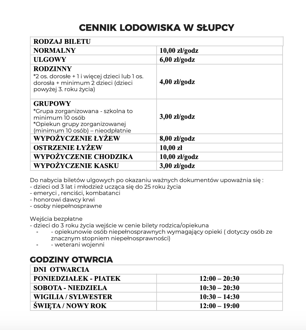 Lodowisko będzie droższe. Kiedy znowu ruszy?