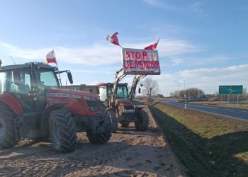 Rolnicy protestowali w naszym powiecie