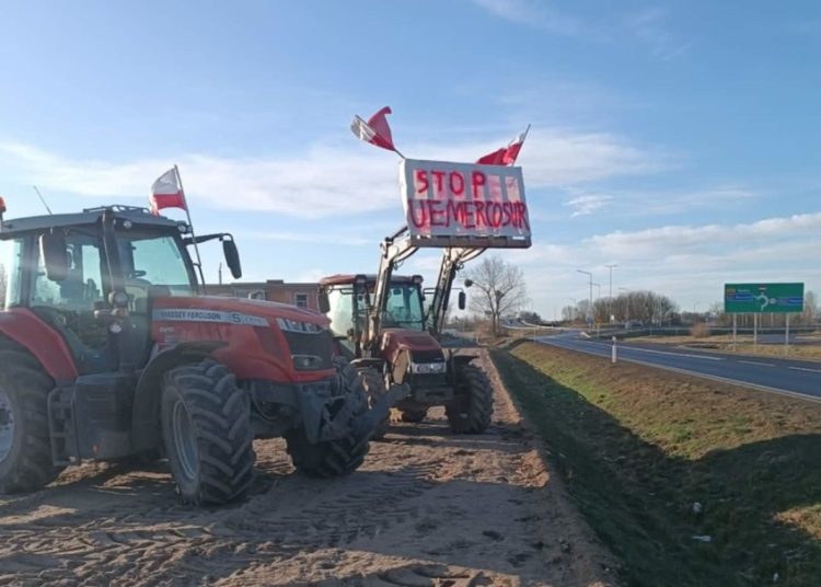 Rolnicy protestowali w naszym powiecie