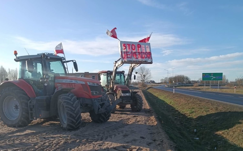 Rolnicy protestowali w naszym powiecie