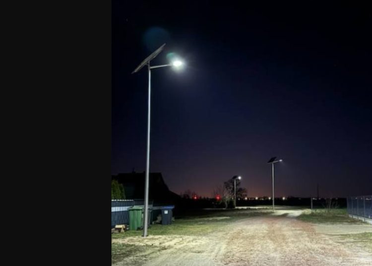Nowe lampy w mieście