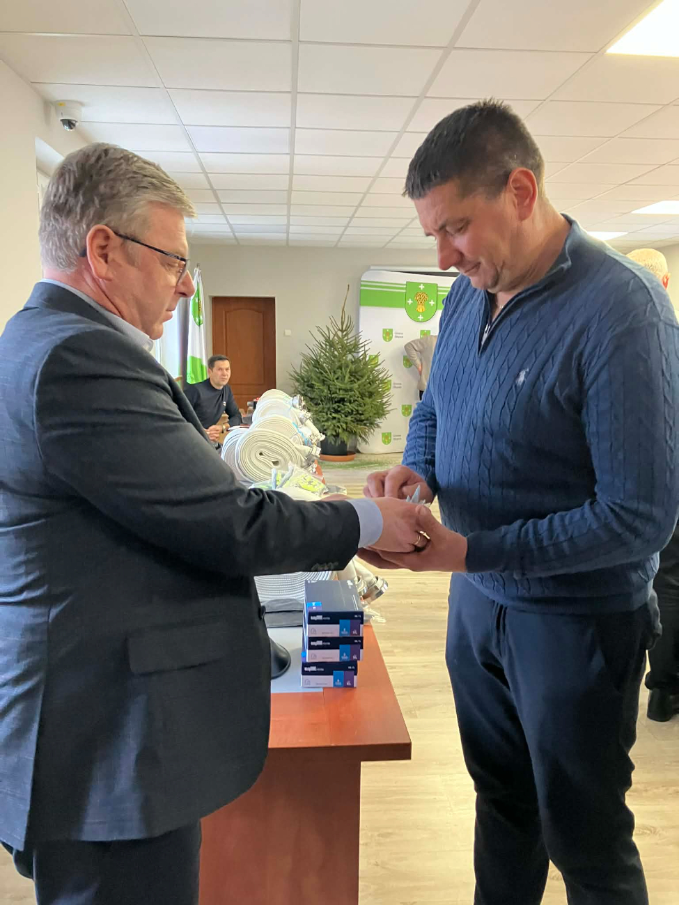 Sprzęt przeciwpożarowy dla druhów z gminy Słupca