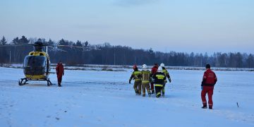 W okolicy: Dramat podczas kuligu. Lądował helikopter LPR
