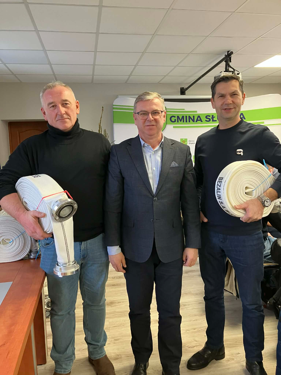 Sprzęt przeciwpożarowy dla druhów z gminy Słupca