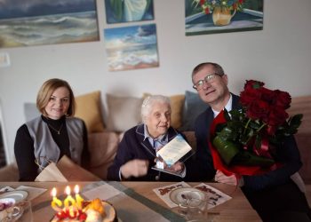 102 urodziny Pani Czesławy z gminy Lądek