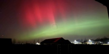 To była wyjątkowa noc. Niezwykłe widoki nad Słupcą