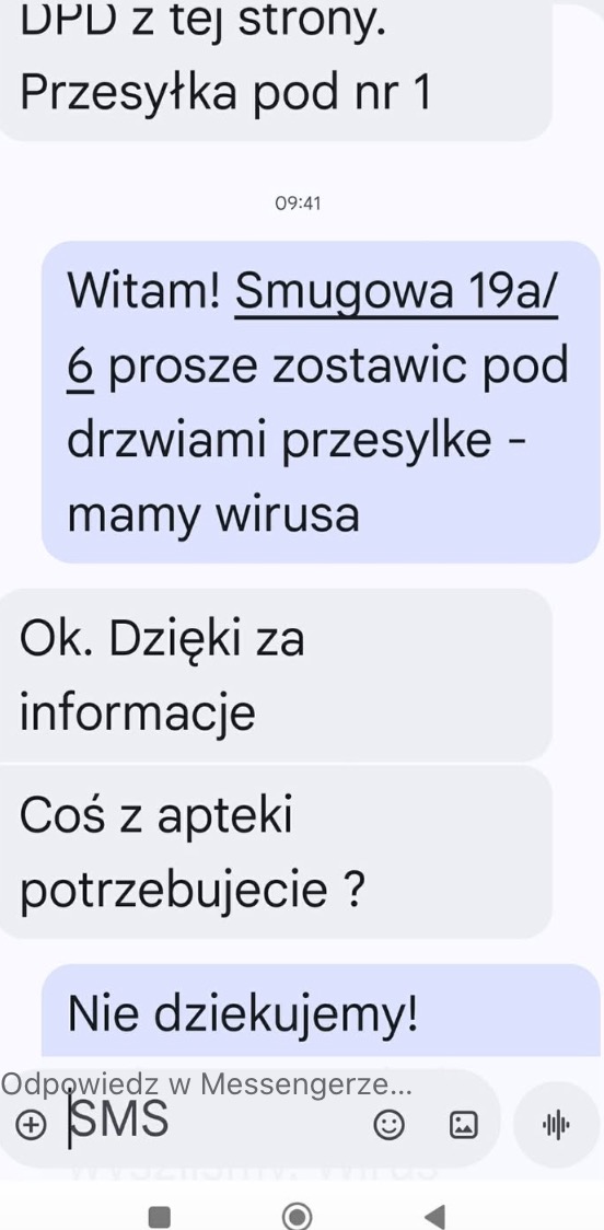 SMS od kuriera ich poruszył. „Niesamowity człowiek”