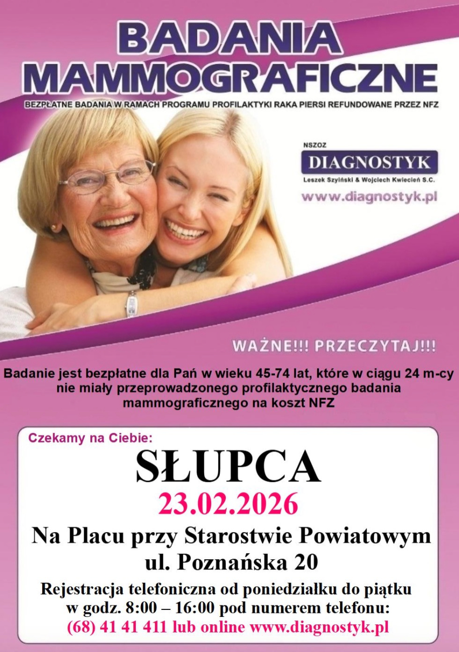 W Słupcy będą darmowe badania