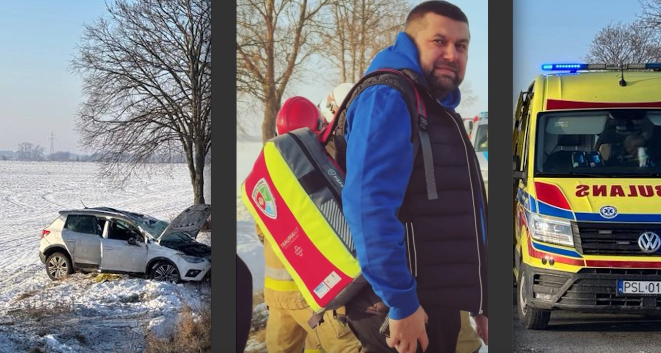 Wszystko działo się na jego oczach. Ruszył na ratunek