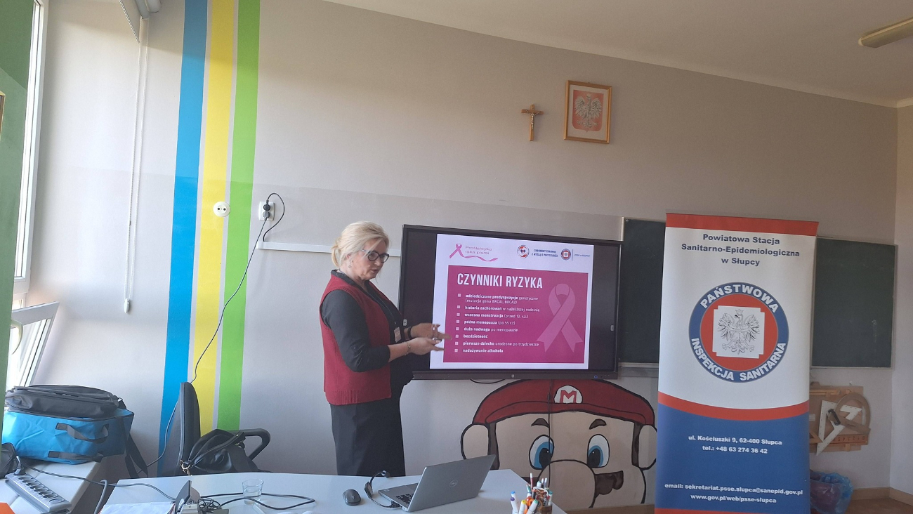 O profilaktyce raka piersi w Cieninie Zabornym